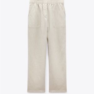 Zara wide leg linen pants, size XS.